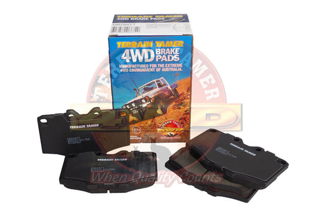 4WD Brake Disc Pad Set (Front) for 60 Series Landcruiser – By Terrain Tamer