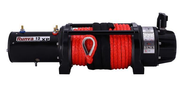 Runva 13XP Premium 12V with Synthetic Rope, Winch – By Runva Winches - Siege Overland