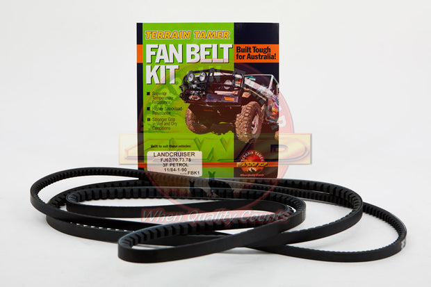 Fan Belt Kit for 60 Series Landcruiser – By Terrain Tamer