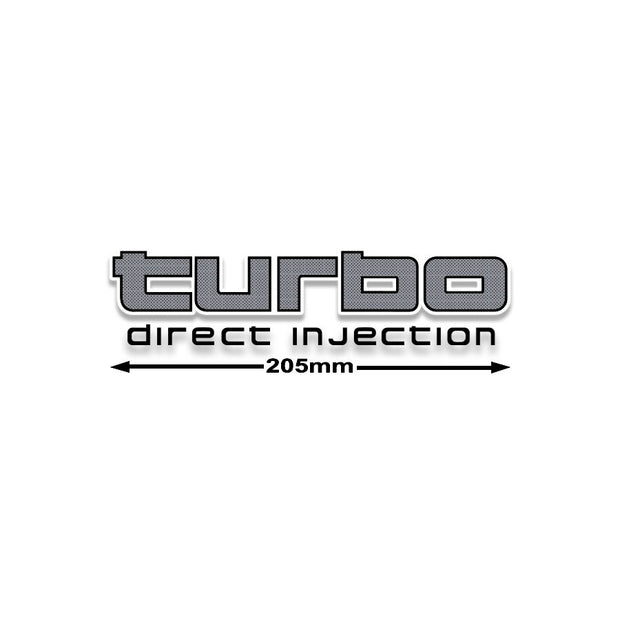 Turbo (Direct Injection) Lower Tailgate Decal for 60 Series Landcruiser - By Touge Nation