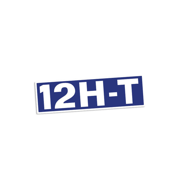 Engine Nameplate: Toyota 12H-T Decal for 60 Series Landcruiser - By Touge Nation