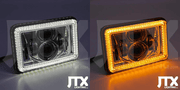 4×6″ LED Square Headlights (4 x Lights) for 60 Series Landcruiser – By JTX Lighting
