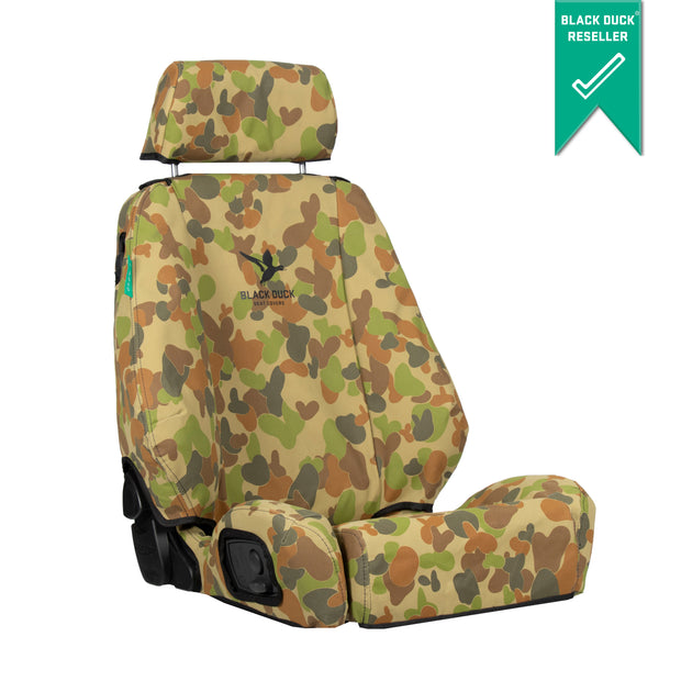 Seat Covers for 60 Series Landcruiser, Deluxe Wagon (1980 to 1990) - By Black Duck® SeatCovers