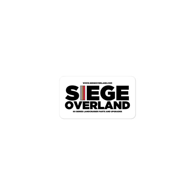 Siege Overland Logo Sticker - Limited Edition