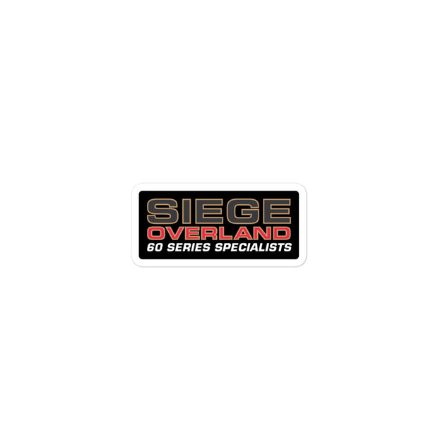 Siege Overland Classic Logo Sticker