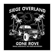 GONE ROVE x Siege Overland Collaboration Sticker - Black