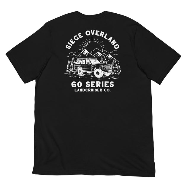 Siege Overland Vintage 60 Series Landcruiser Co. T-Shirt - Black
