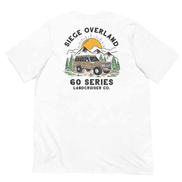 Siege Overland Vintage 60 Series Landcruiser Co. T-Shirt - White
