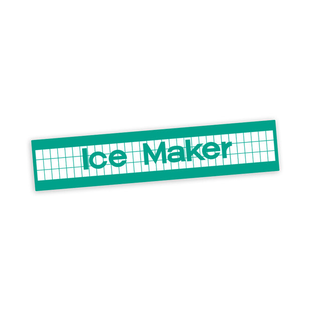 Ice Maker Nameplate Decal for 60 Series Landcruiser - By Touge Nation - Siege Overland