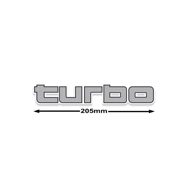 Turbo Lower Tailgate Decal for 60 Series Landcruiser - By Touge Nation - Siege Overland