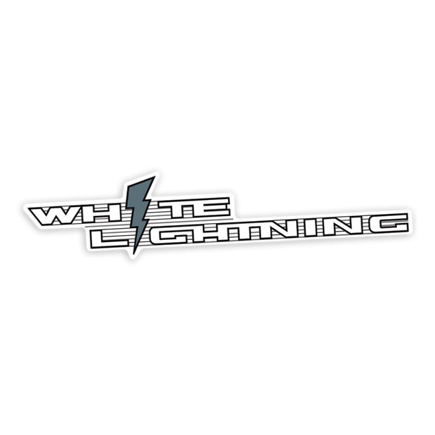 White Lightning Tailgate and Hood Decal for 60 Series Landcruiser - By Touge Nation - Siege Overland